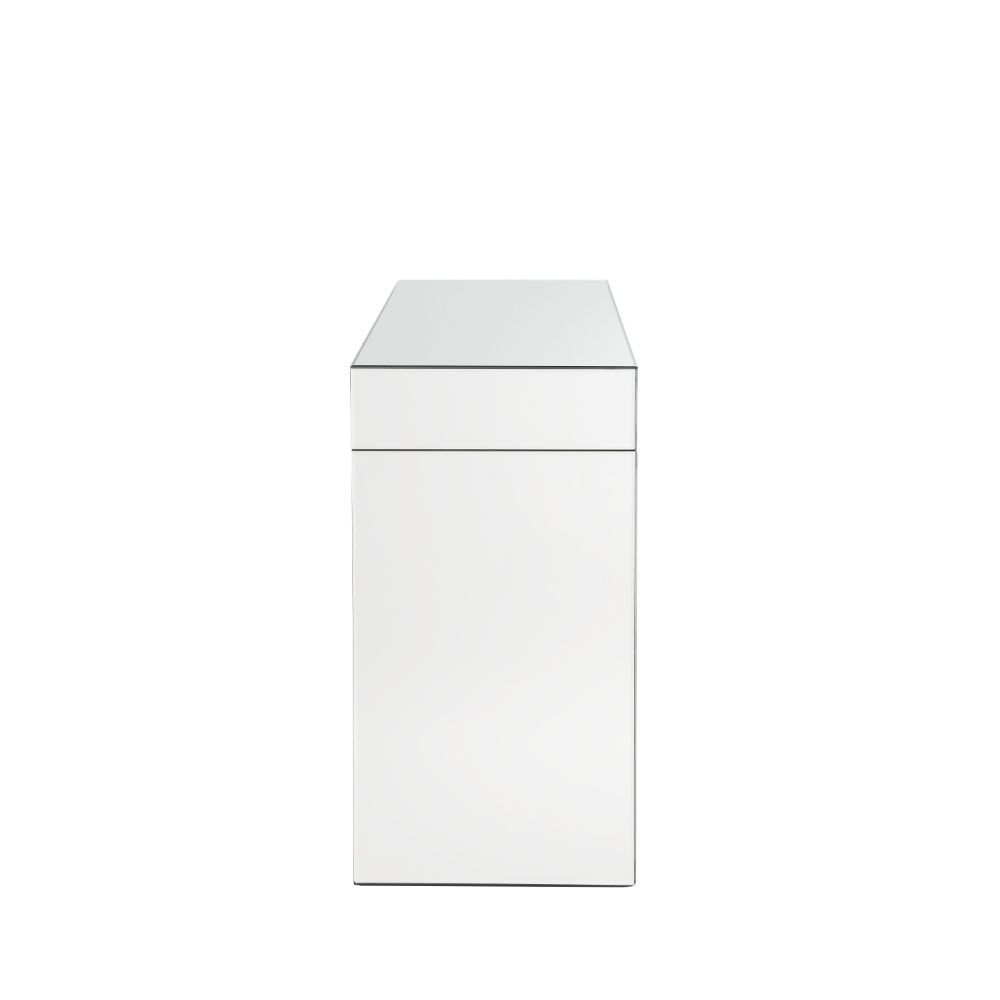 Nysa - 31" Vanity Desk - Mirrored & Faux Crystals - Urban Living Furniture (Los Angeles, CA)