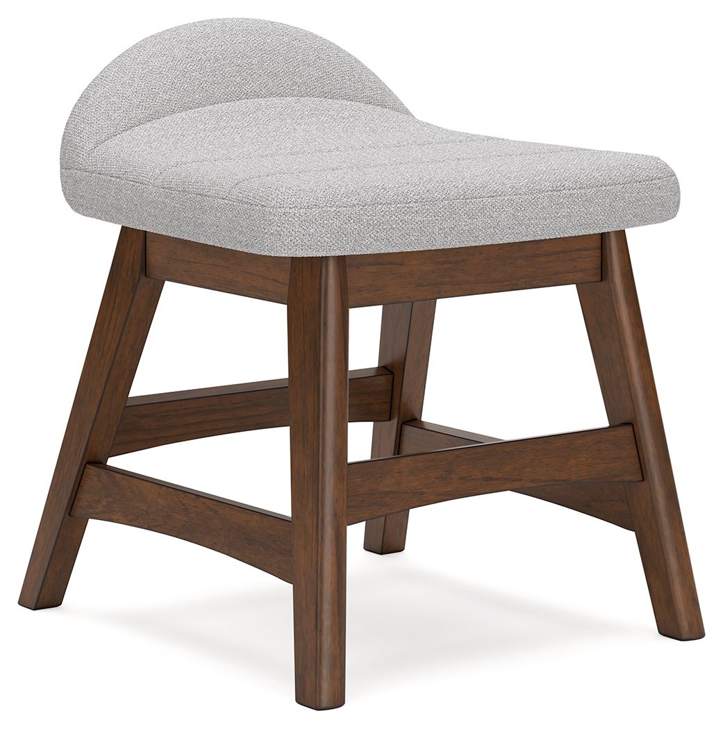 Lyncott - Light Gray / Brown - Home Office Desk Chair - Urban Living Furniture (Los Angeles, CA)