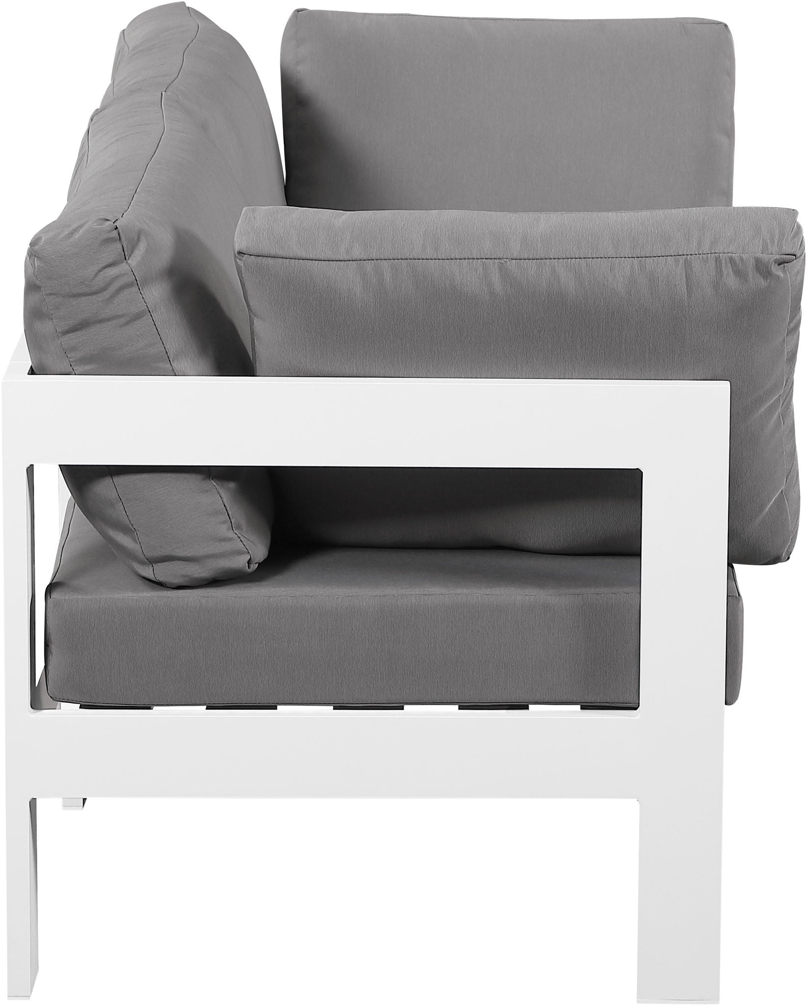 Nizuc - Outdoor Patio 2 Seat Modular Sofa With White Frame - Urban Living Furniture (Los Angeles, CA)