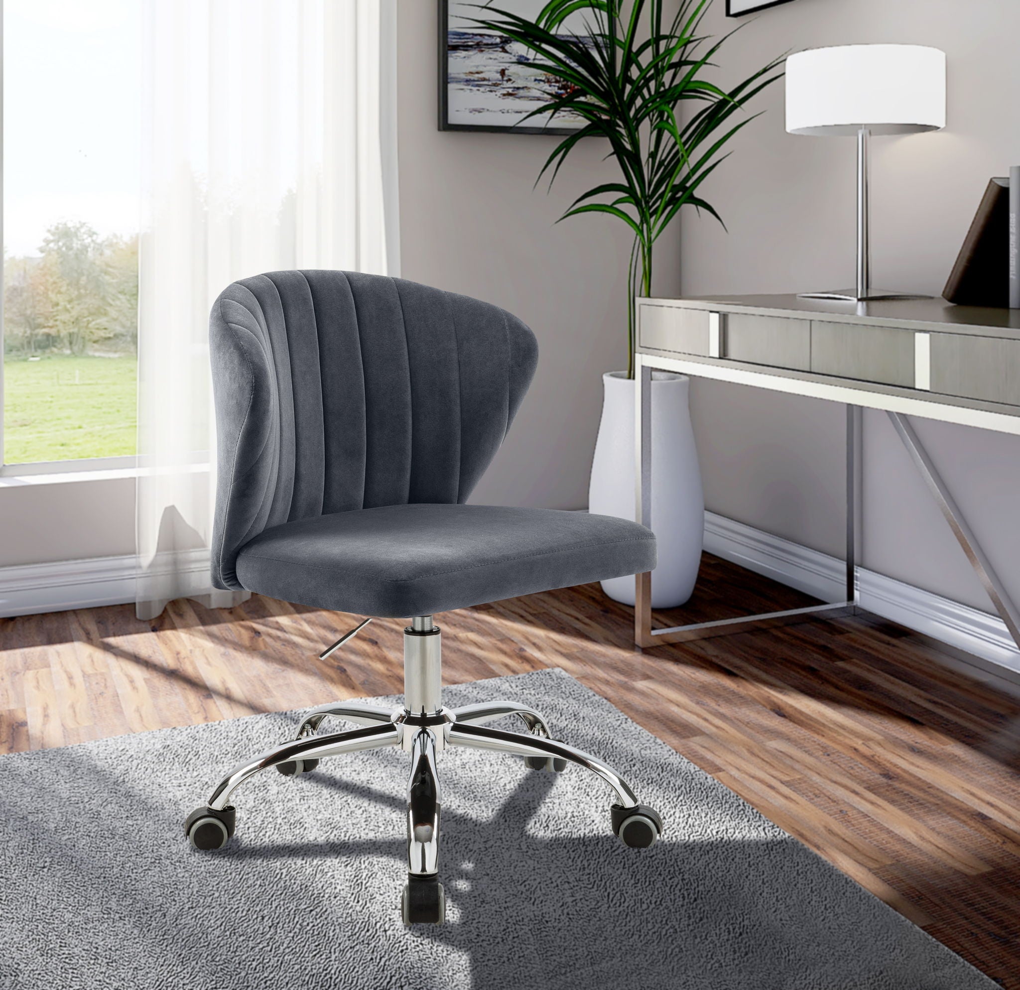Finley - Office Chair with Chrome Legs - Urban Living Furniture (Los Angeles, CA)