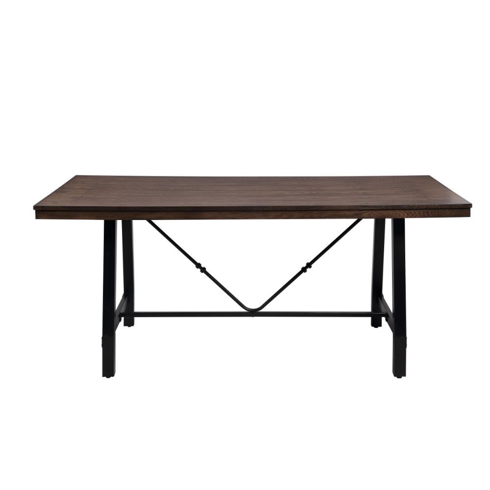 Mariatu - Bench - Oak & Black - Urban Living Furniture (Los Angeles, CA)
