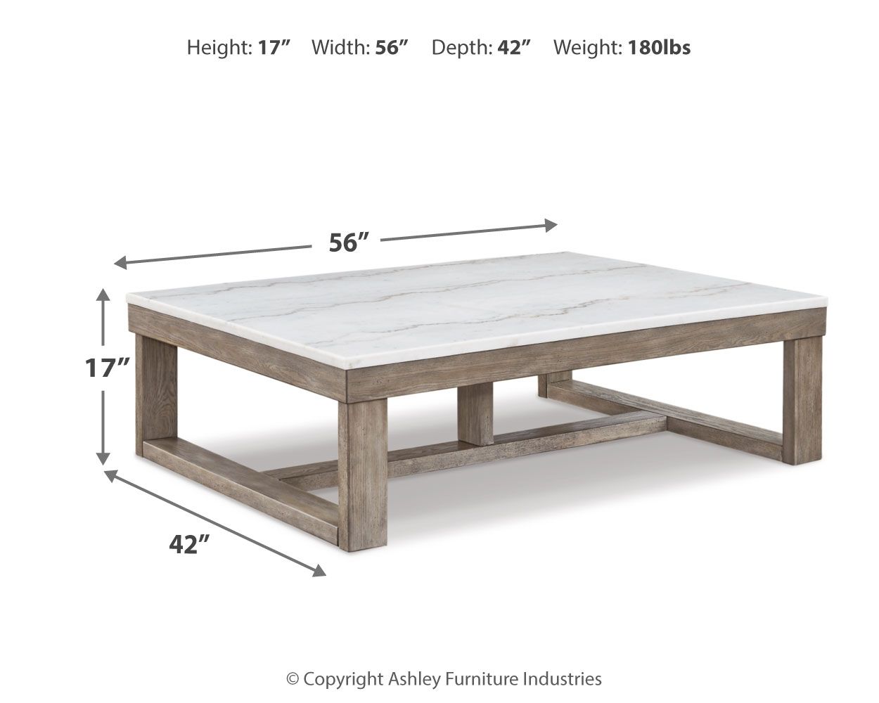 Loyaska - Brown / Ivory - Rectangular Cocktail Table - Urban Living Furniture (Los Angeles, CA)