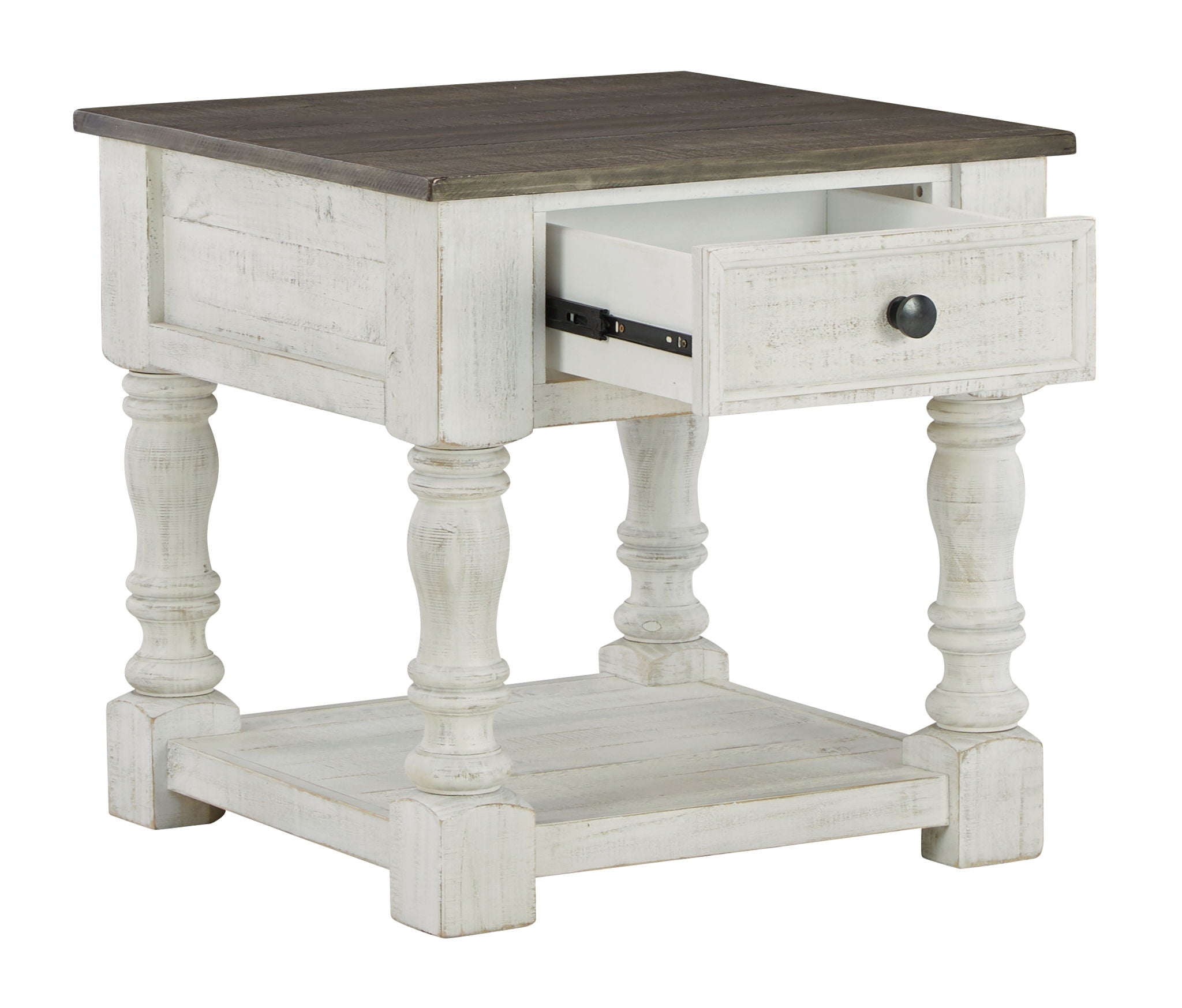 Havalance - White / Gray - Square End Table - Urban Living Furniture (Los Angeles, CA)