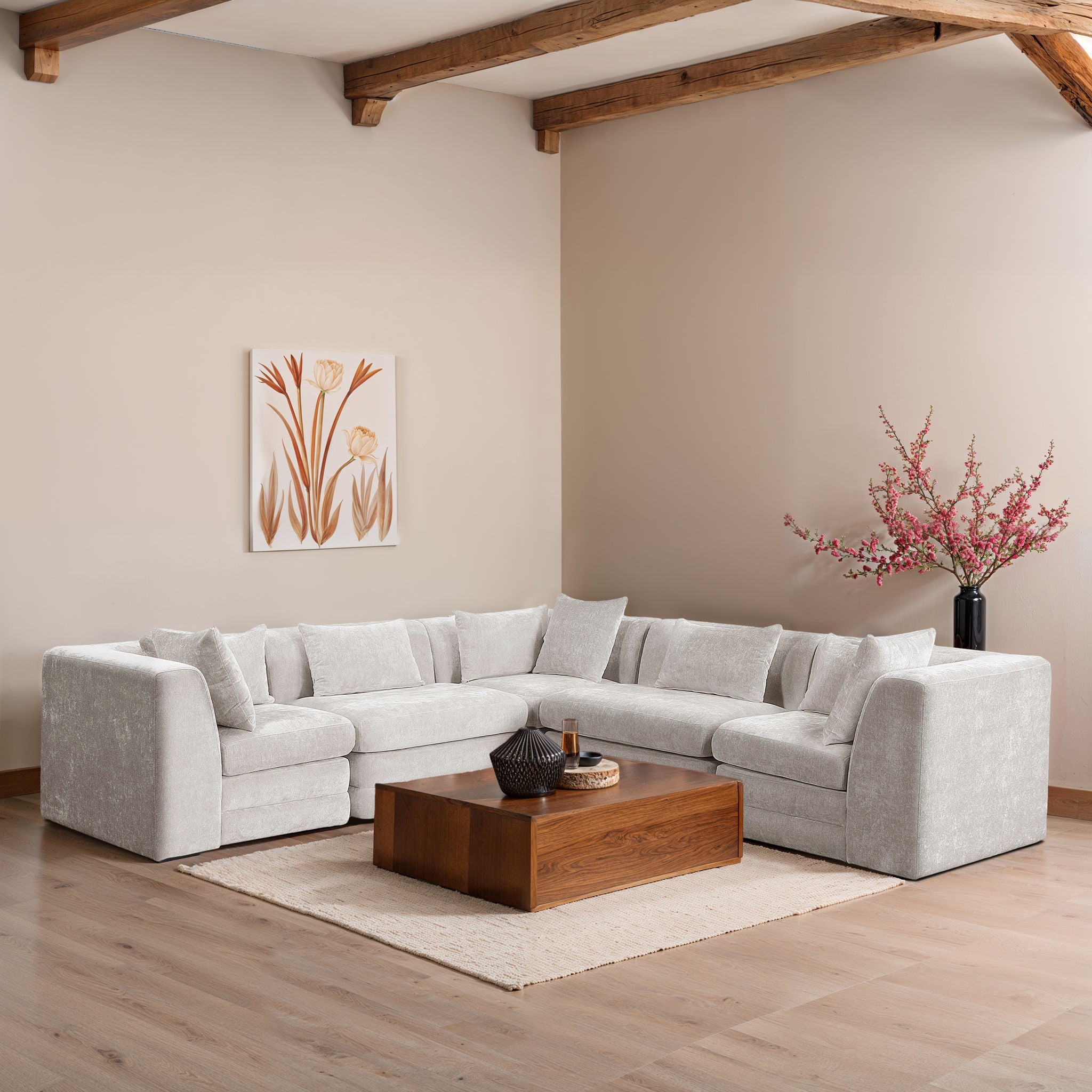 Stellar - 5 Piece Upholstered Modular Sectional - Urban Living Furniture (Los Angeles, CA)