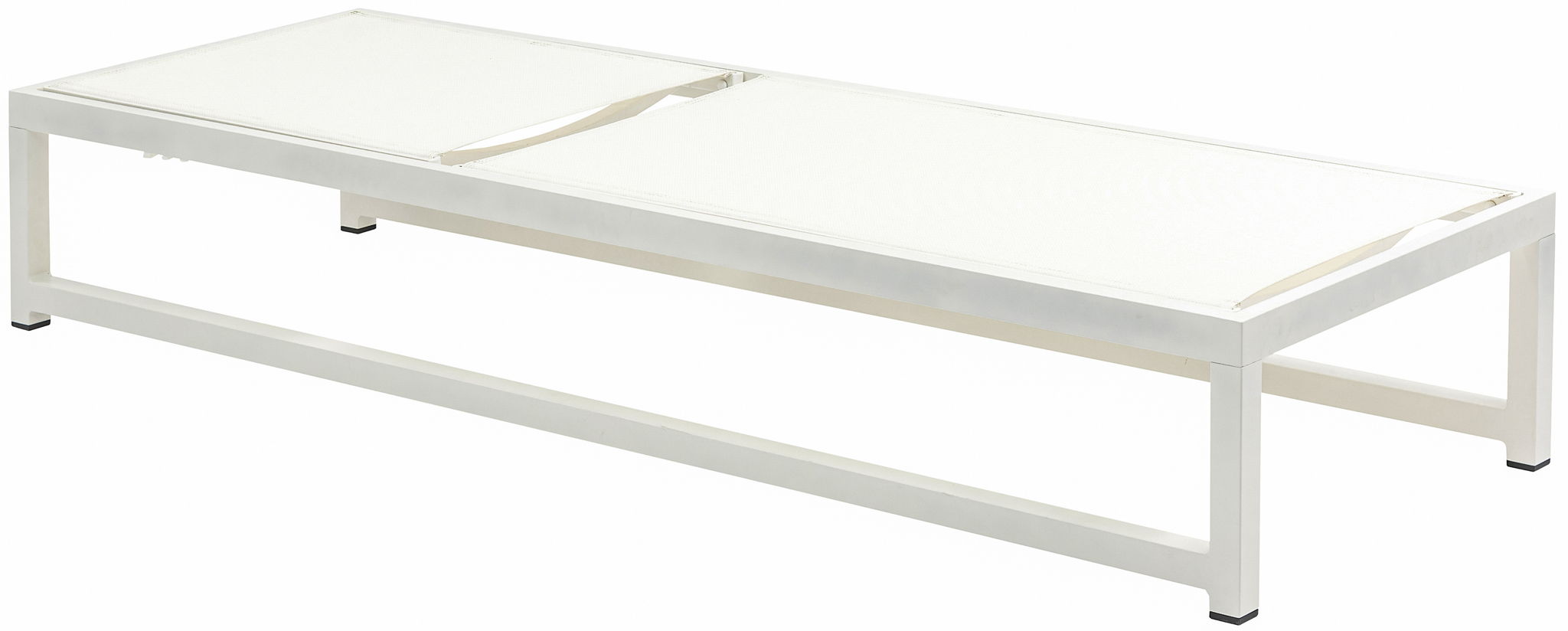 Maldives - Water Resistant Outdoor Patio Adjustable Sun Chaise Lounge Chair With White Base - Urban Living Furniture (Los Angeles, CA)