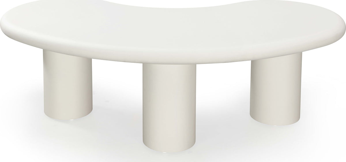 Sven - Tall Wooden Coffee Table - Rice