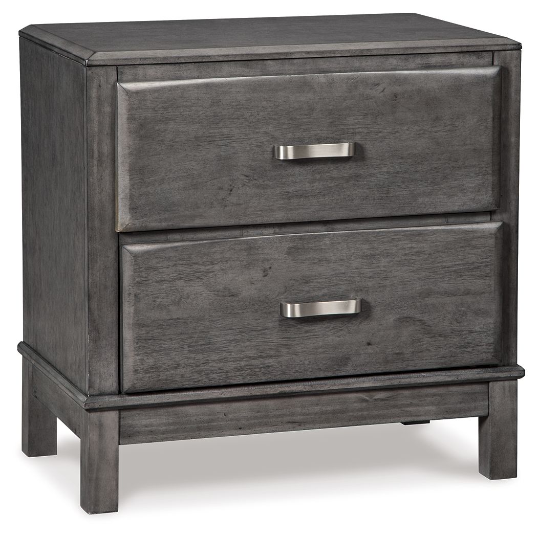 Caitbrook - Gray - Two Drawer Night Stand - Urban Living Furniture (Los Angeles, CA)