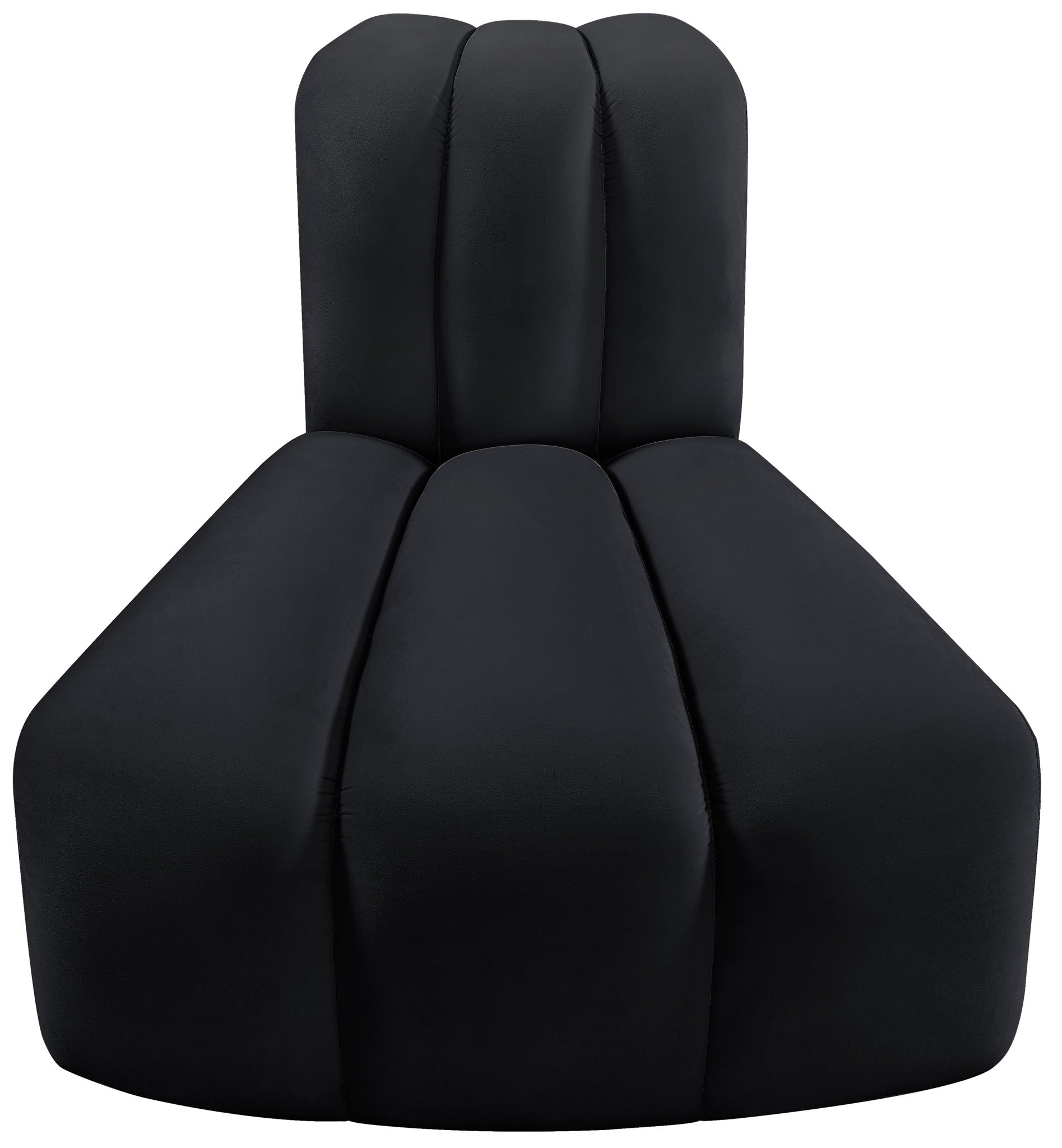 Arc - Velvet Reverse Corner Chair - Urban Living Furniture (Los Angeles, CA)