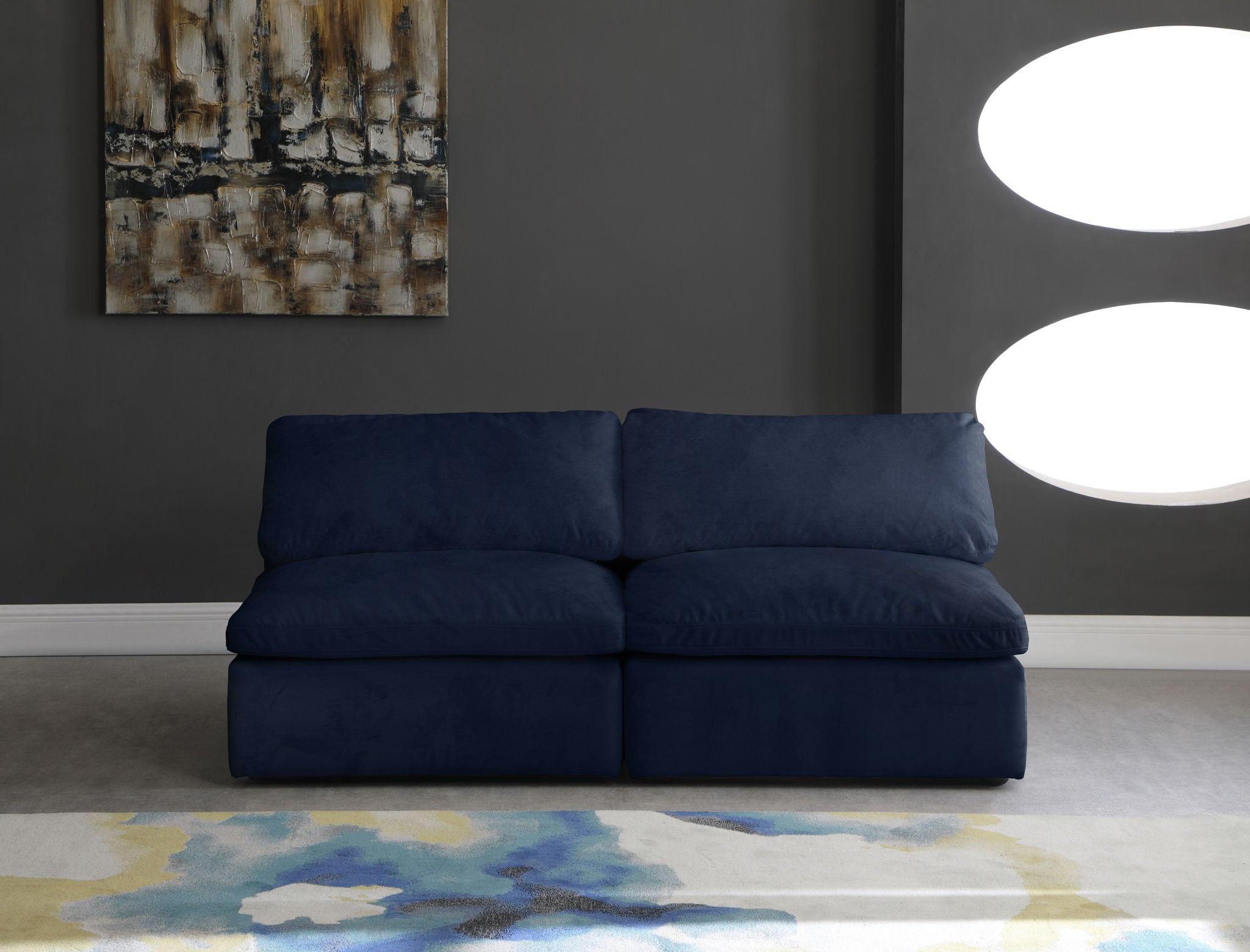 Cozy - Modular Armless 2 Seat Sofa - Urban Living Furniture (Los Angeles, CA)