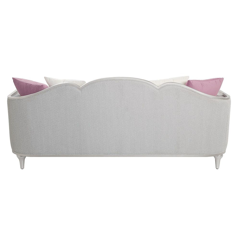 Kasa - Sofa With 5 Pillows - Beige Linen & Champagne - Urban Living Furniture (Los Angeles, CA)