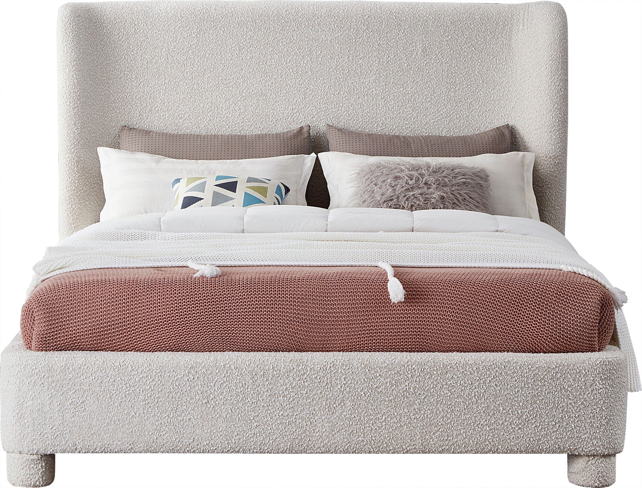 Penny - Boucle Fabric Bed - Urban Living Furniture (Los Angeles, CA)