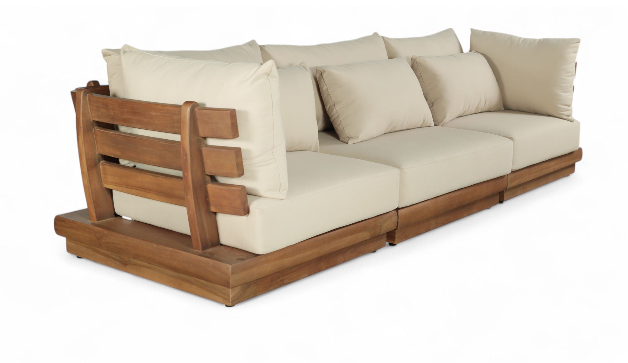 Mirella - 3 Piece Water Resistant Fabric Upholstered Outdoor Patio Modular Sofa - Urban Living Furniture (Los Angeles, CA)