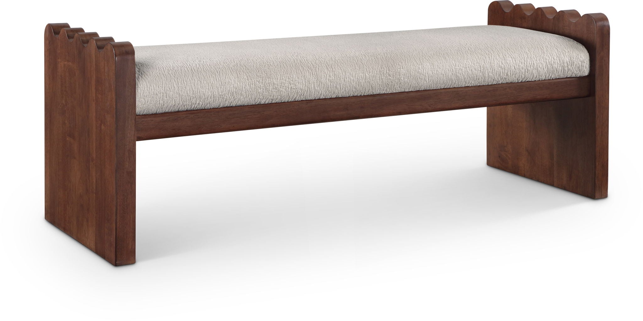 Sonia - Bench With Brown Base - Urban Living Furniture (Los Angeles, CA)