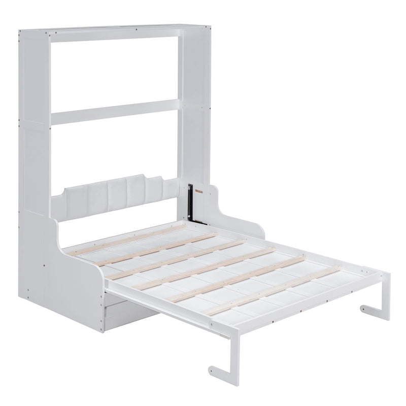 Murphy Wall Bed With Cushion, Space Saving Design, And Construction