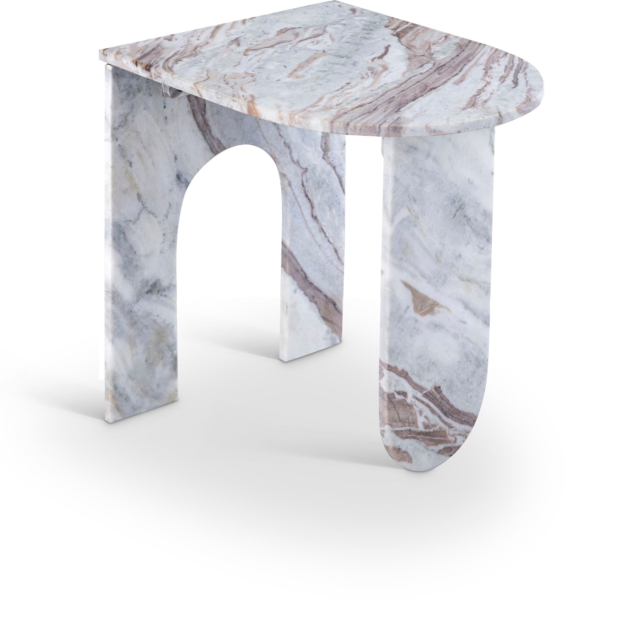 Padua - Marble End Table - Urban Living Furniture (Los Angeles, CA)
