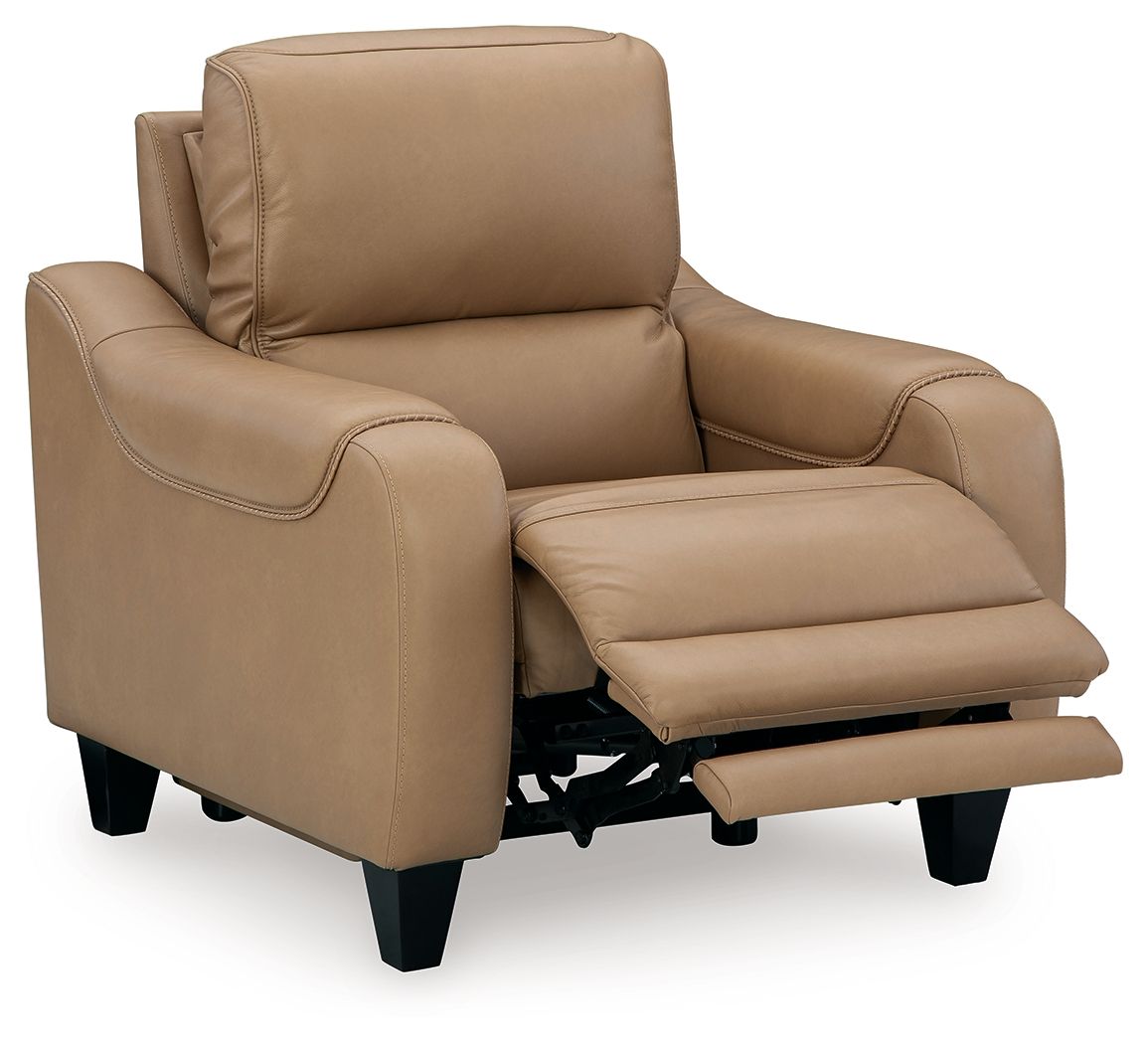 Mosswell - Power Recliner With Adj Headrest - Toffee