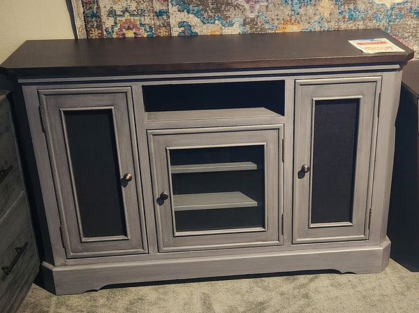 54" 2 Tones Console in Grey/Brown - Urban Living Furniture (Los Angeles, CA)