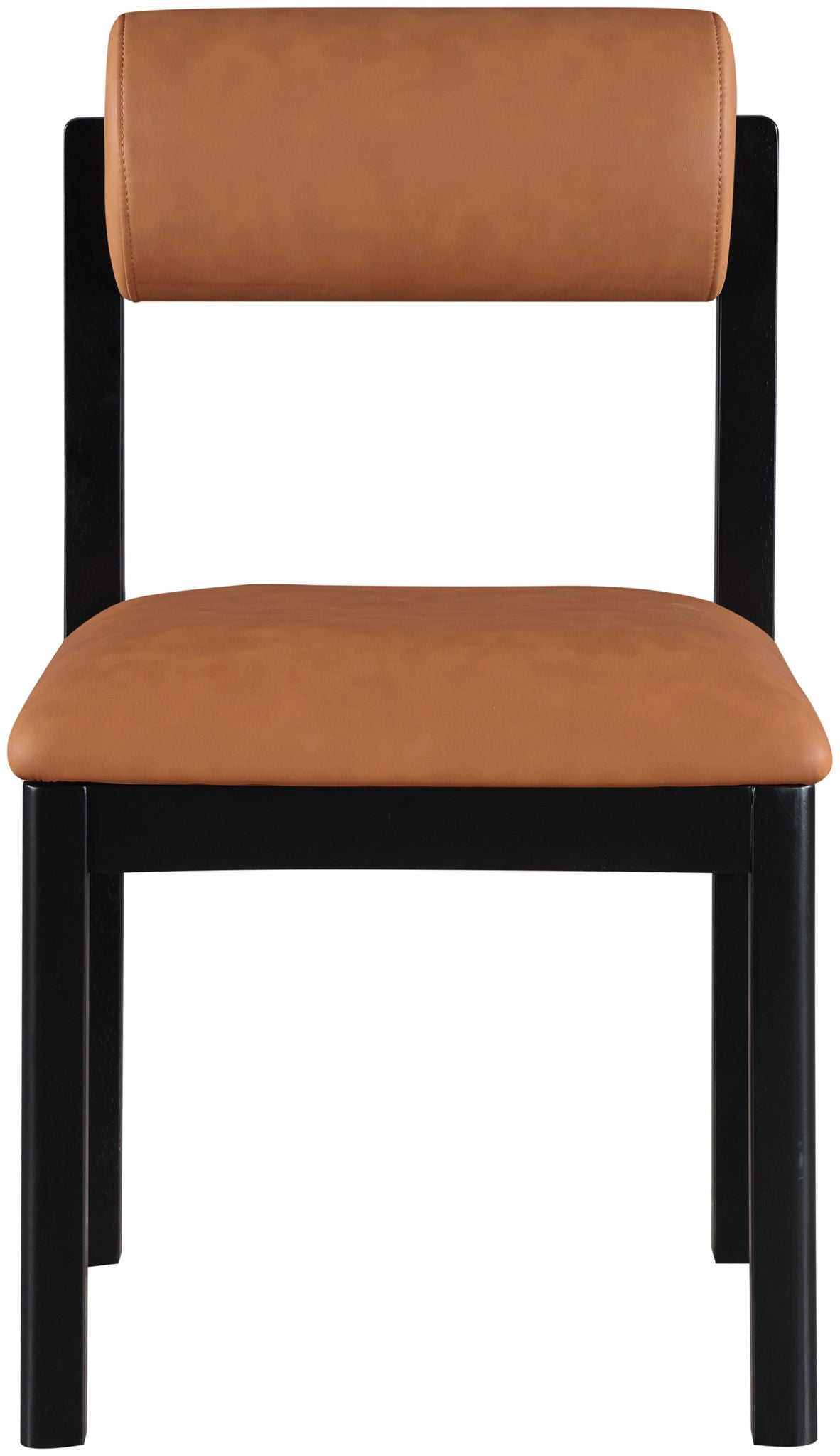 Roundhill - Faux Leather Dining Chair (Set of 2) - Black Frame - Urban Living Furniture (Los Angeles, CA)