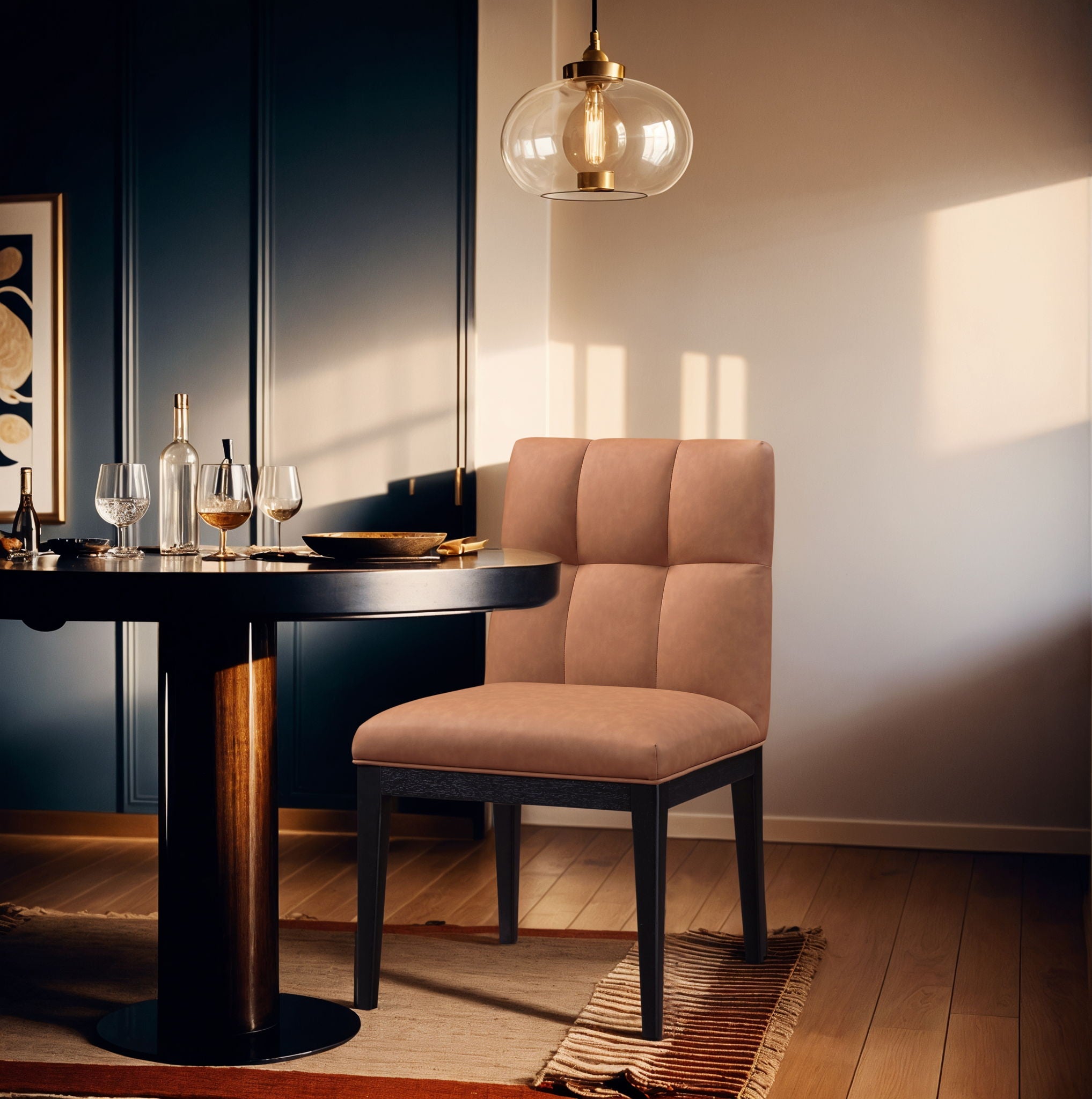 Adrian - Dining Side Chair (Set of 2) - Black Legs - Urban Living Furniture (Los Angeles, CA)