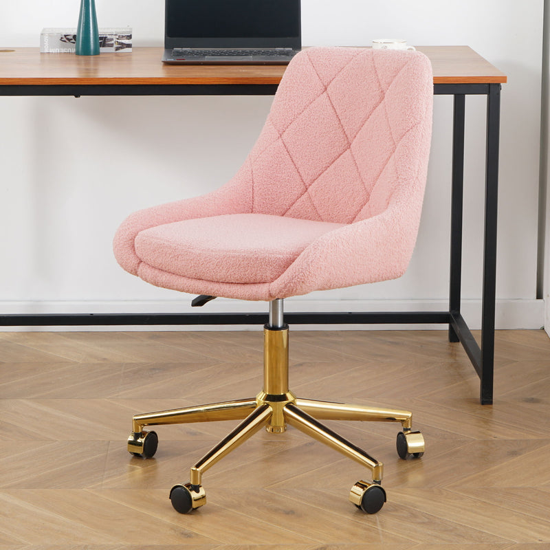 Modern Teddy Velvet Fabric Chair With Gold Plated 5 Claw Legs