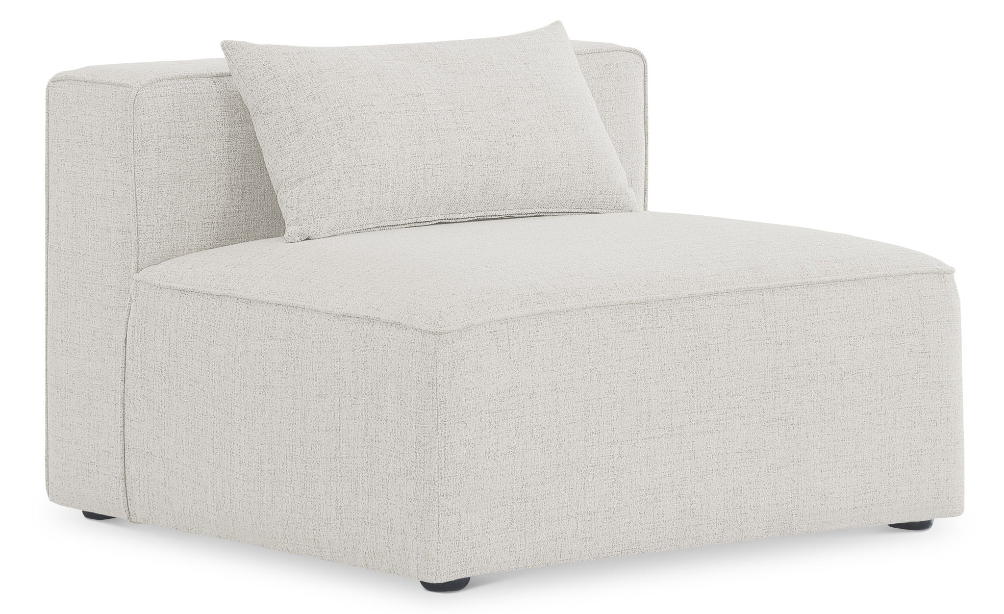 Cube - Linen Armless Chair - Urban Living Furniture (Los Angeles, CA)