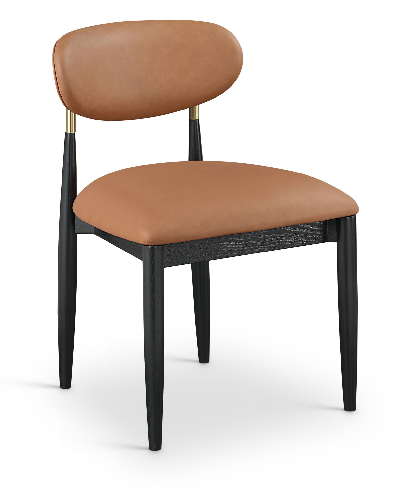 Riccio - Dining Side Chair (Set of 2) - Black And Gold Frame - Urban Living Furniture (Los Angeles, CA)
