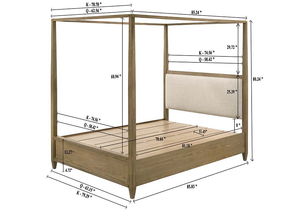 Sienna - Canopy Bed - Urban Living Furniture (Los Angeles, CA)