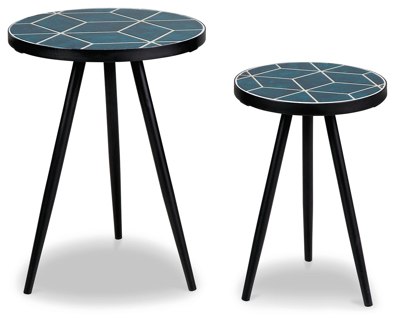 Clairbelle - Teal - Accent Table (Set of 2) - Urban Living Furniture (Los Angeles, CA)