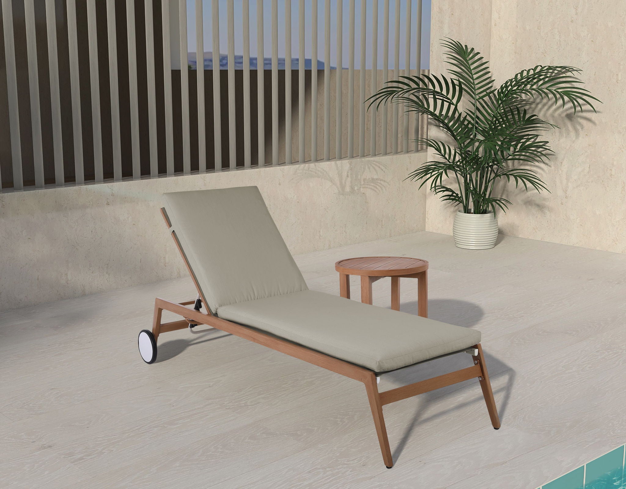 Maui - Water Resistant Outdoor Patio Lounger - Urban Living Furniture (Los Angeles, CA)