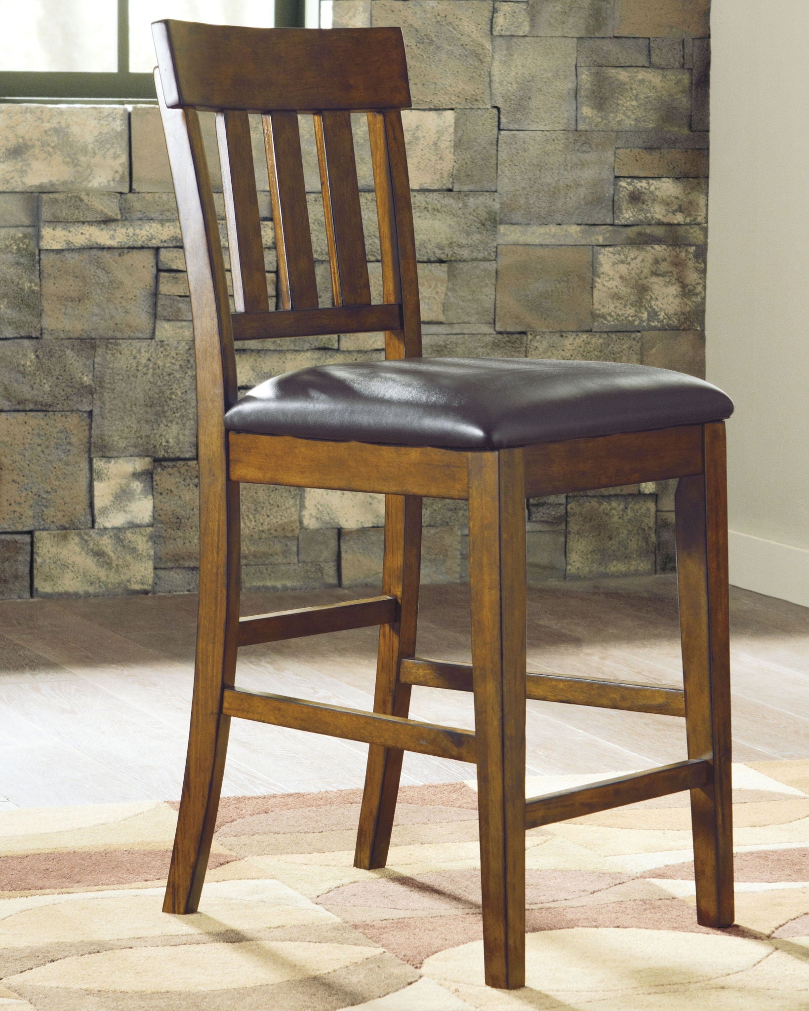Ralene - Medium Brown - Upholstered Barstool (Set of 2) - Urban Living Furniture (Los Angeles, CA)