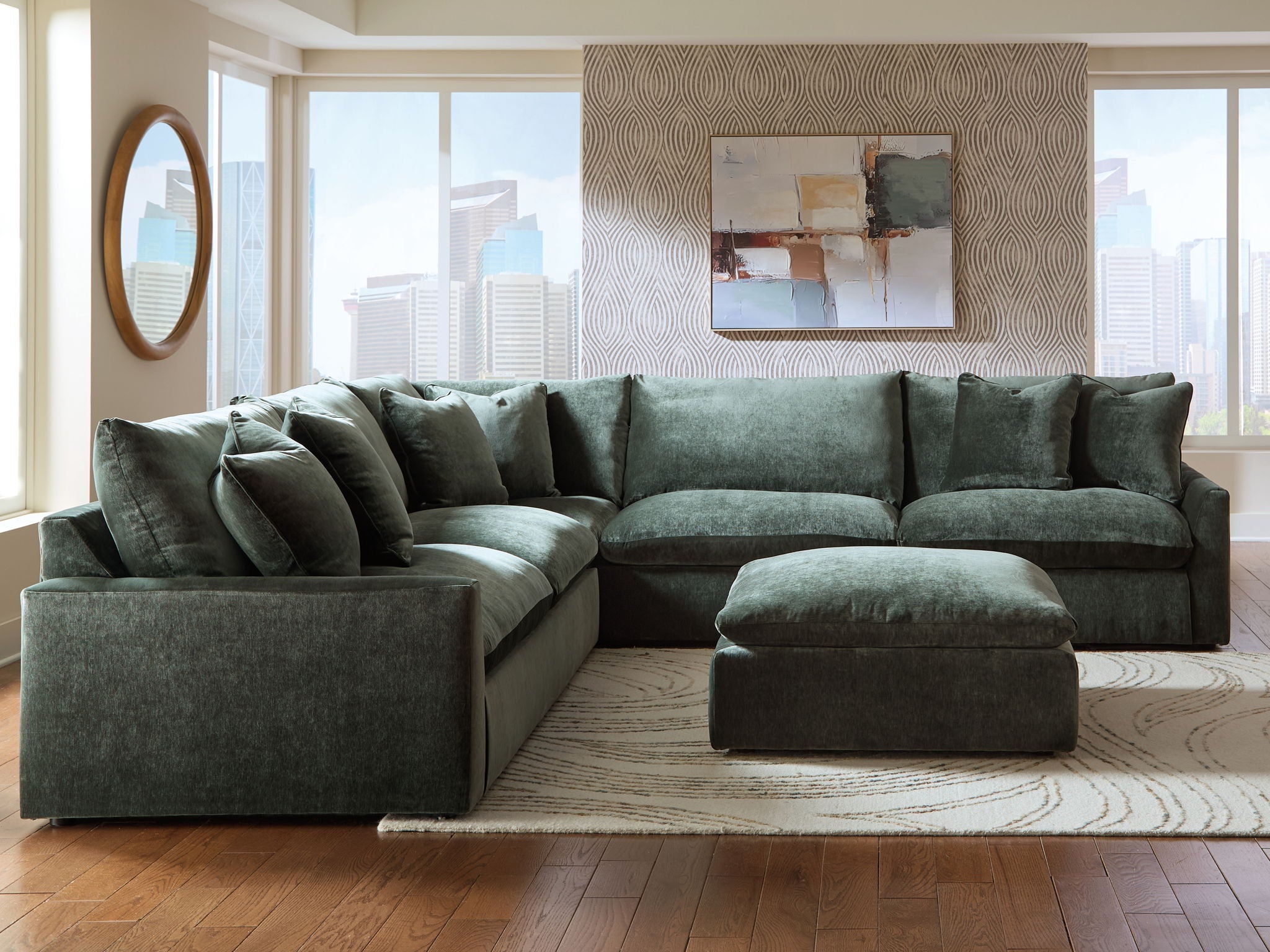 Carriage View - Jade - 3-Piece Sectional - Urban Living Furniture (Los Angeles, CA)
