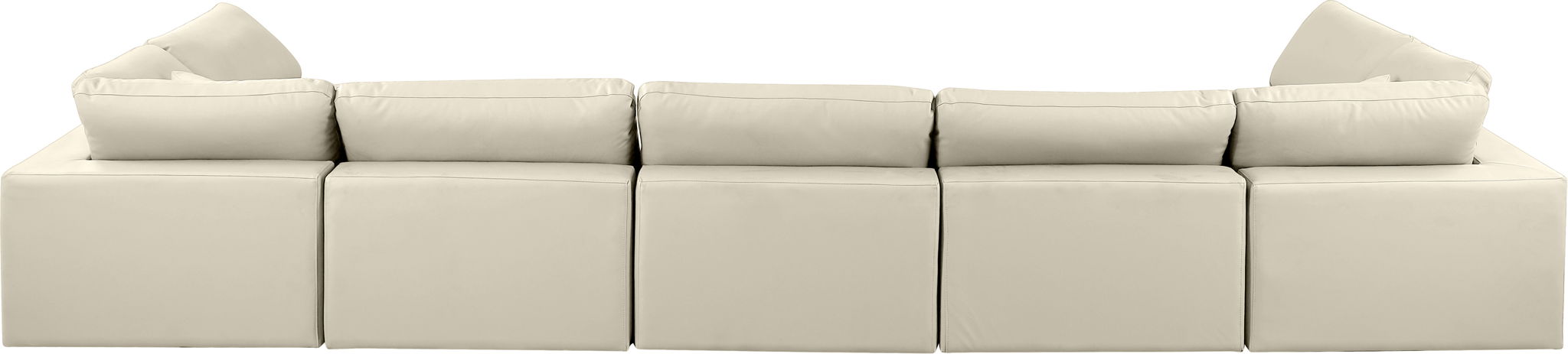 Comfy - 7 Piece Faux Leather Modular Armless Sectional - Urban Living Furniture (Los Angeles, CA)