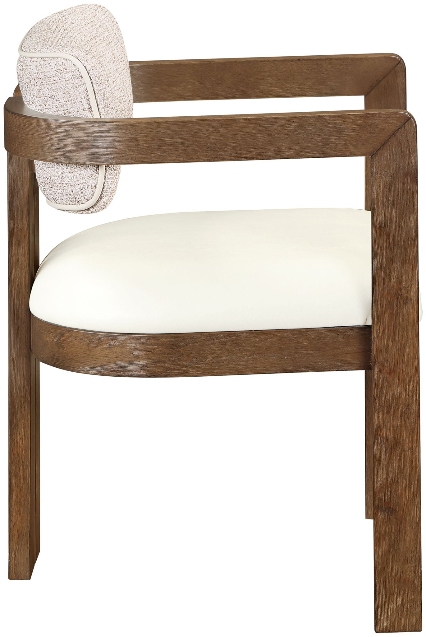 Ravina - Upholstered Dining Chair With Stained Brown Base (Set of 2)