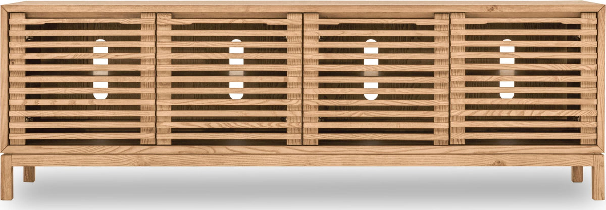 Tanner - Four Door Solid Ash Media Console