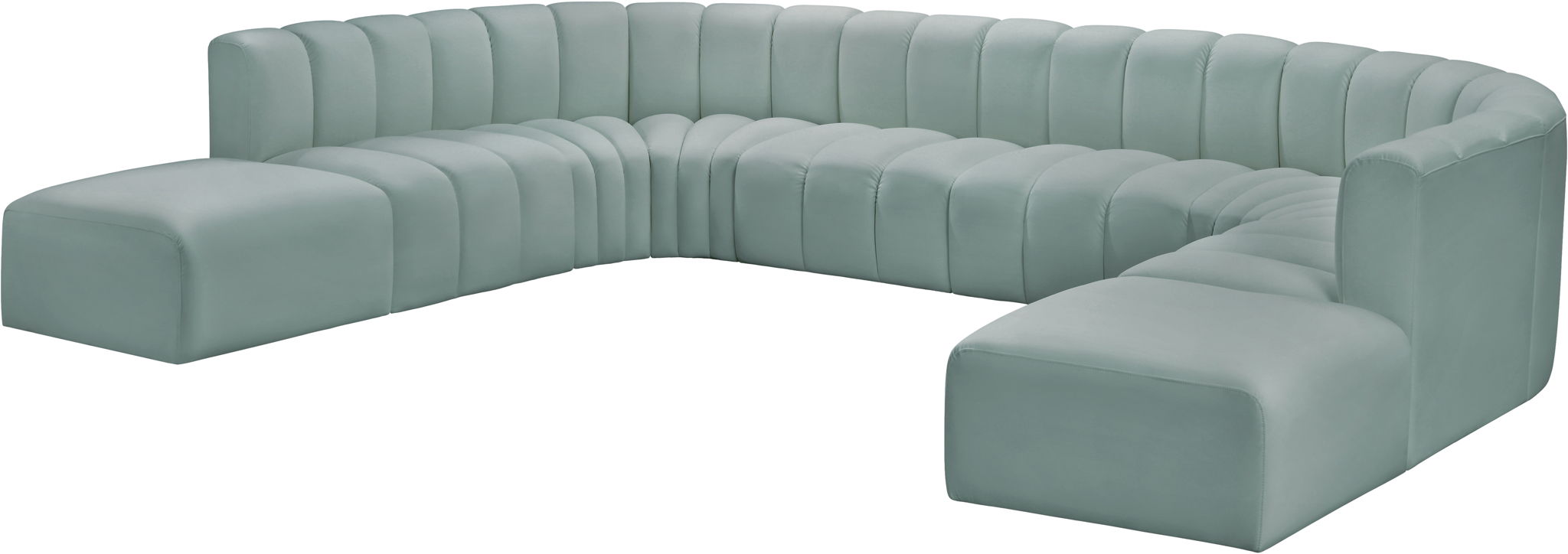 Arc - Faux Leather Modular Sectional - Urban Living Furniture (Los Angeles, CA)