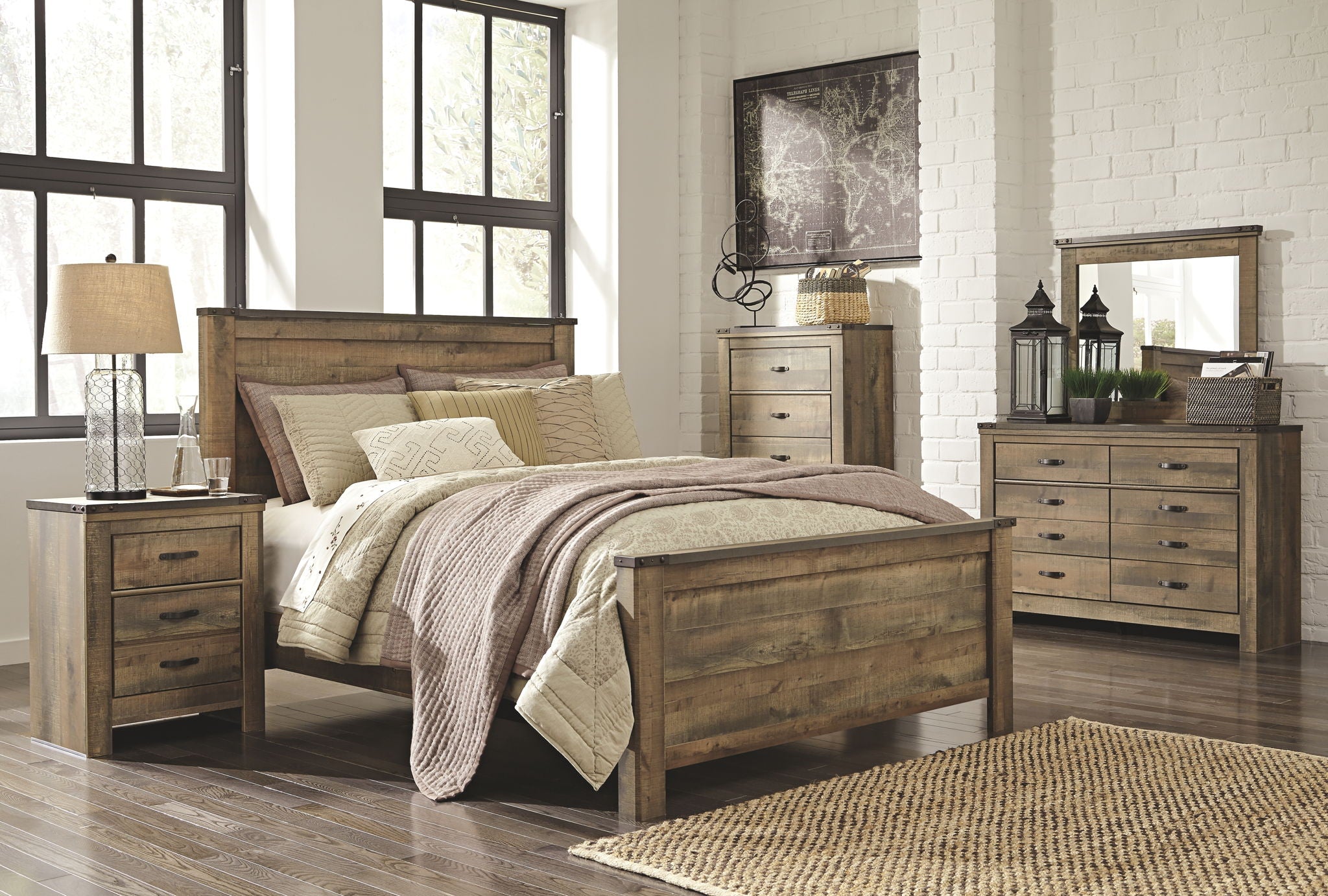 Trinell - Panel Bed - Urban Living Furniture (Los Angeles, CA)
