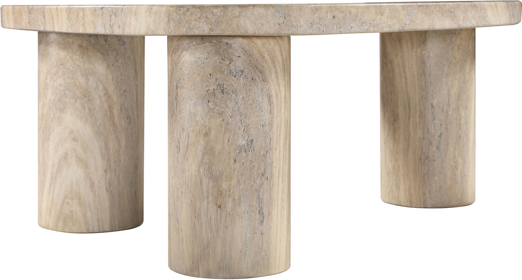 Teramo - Traverine Concrete Indoor/Outdoor Coffee Table - Urban Living Furniture (Los Angeles, CA)