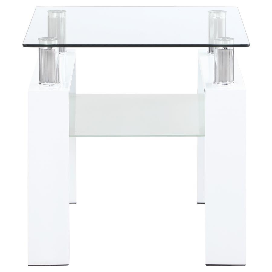 Dyer - End Table Top, Box 2 of 2 - White