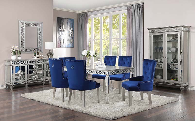 Varian - Mirror - Mirrored & Antique Platinum - Urban Living Furniture (Los Angeles, CA)