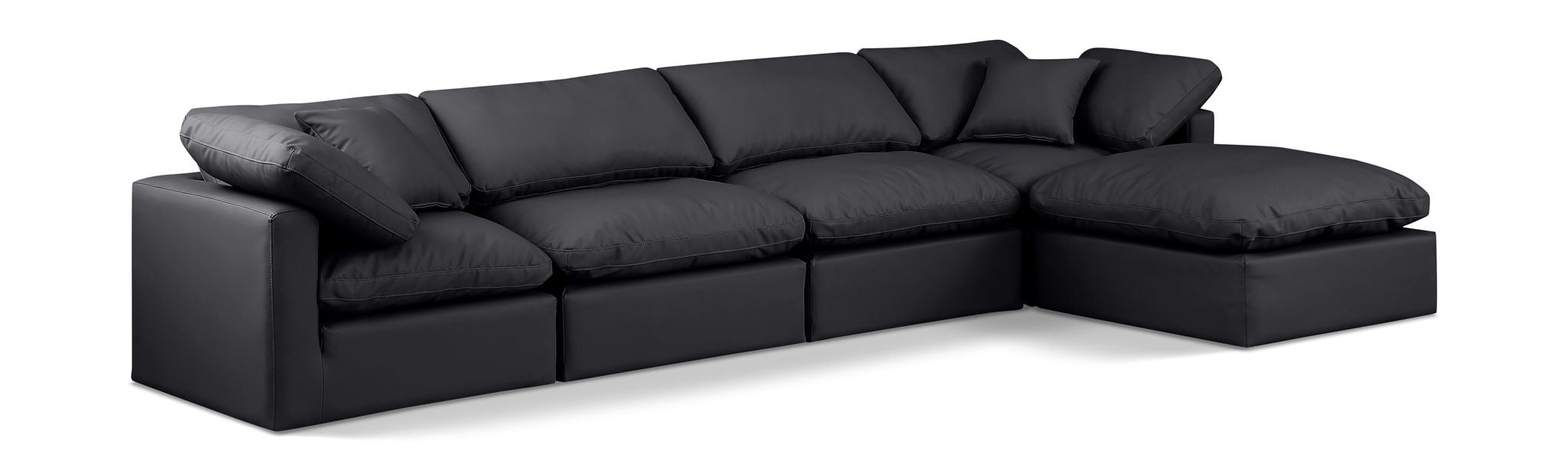 Indulge - Faux Leather 5 Piece Modular Sectional With Chaise - Urban Living Furniture (Los Angeles, CA)