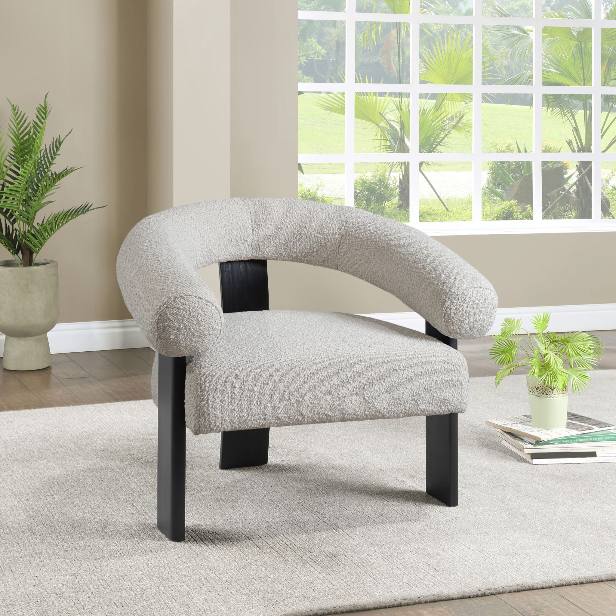 Winston - Accent Chair With Black Legs - Urban Living Furniture (Los Angeles, CA)