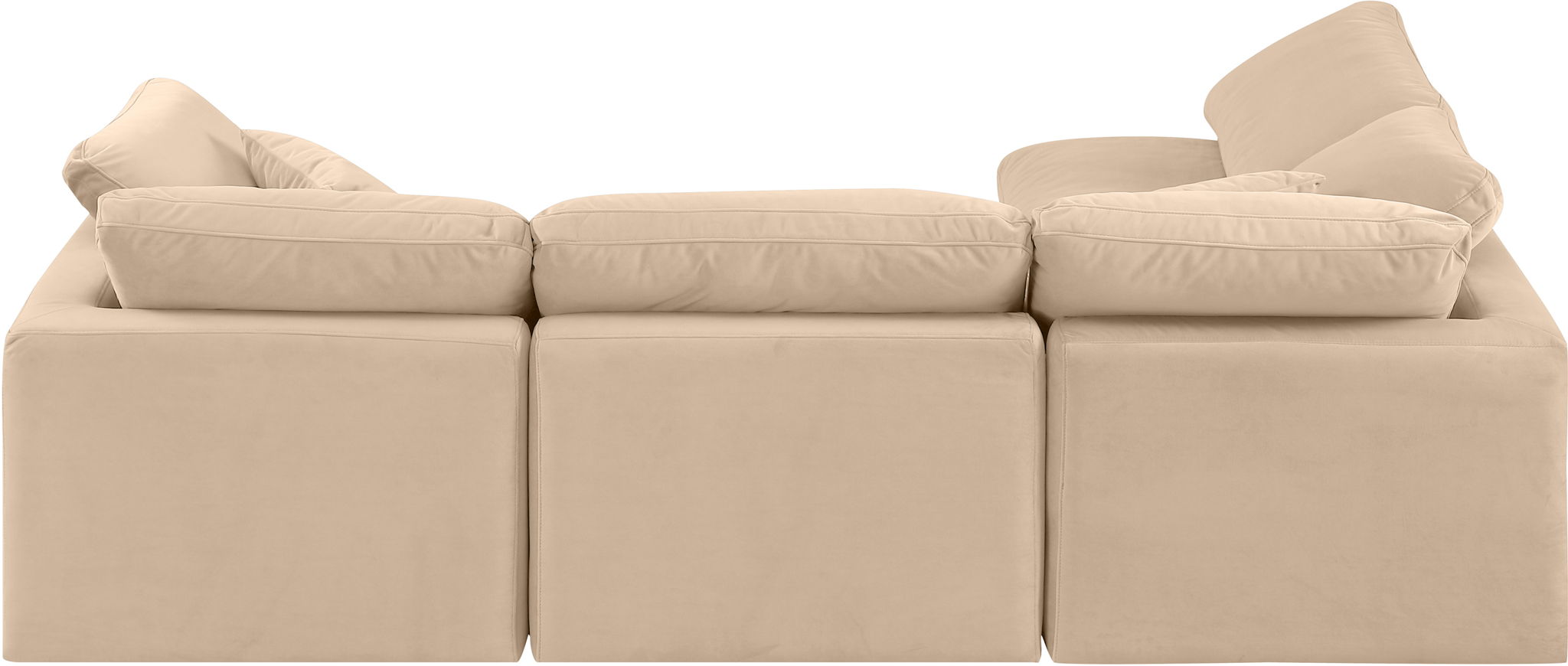 Indulge - Velvet 4 Piece Modular Sectional - Urban Living Furniture (Los Angeles, CA)
