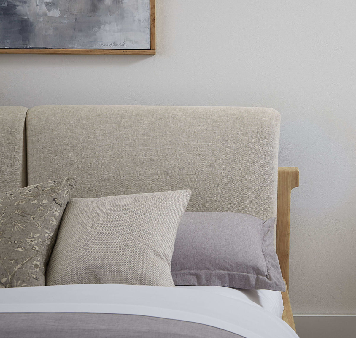Furano - Upholstered Two Cushion Platform Bed