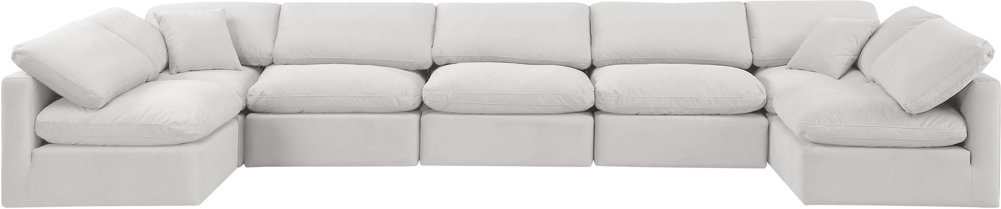 Indulge - Velvet 7 Piece Modular U-Shaped Sectional - Urban Living Furniture (Los Angeles, CA)
