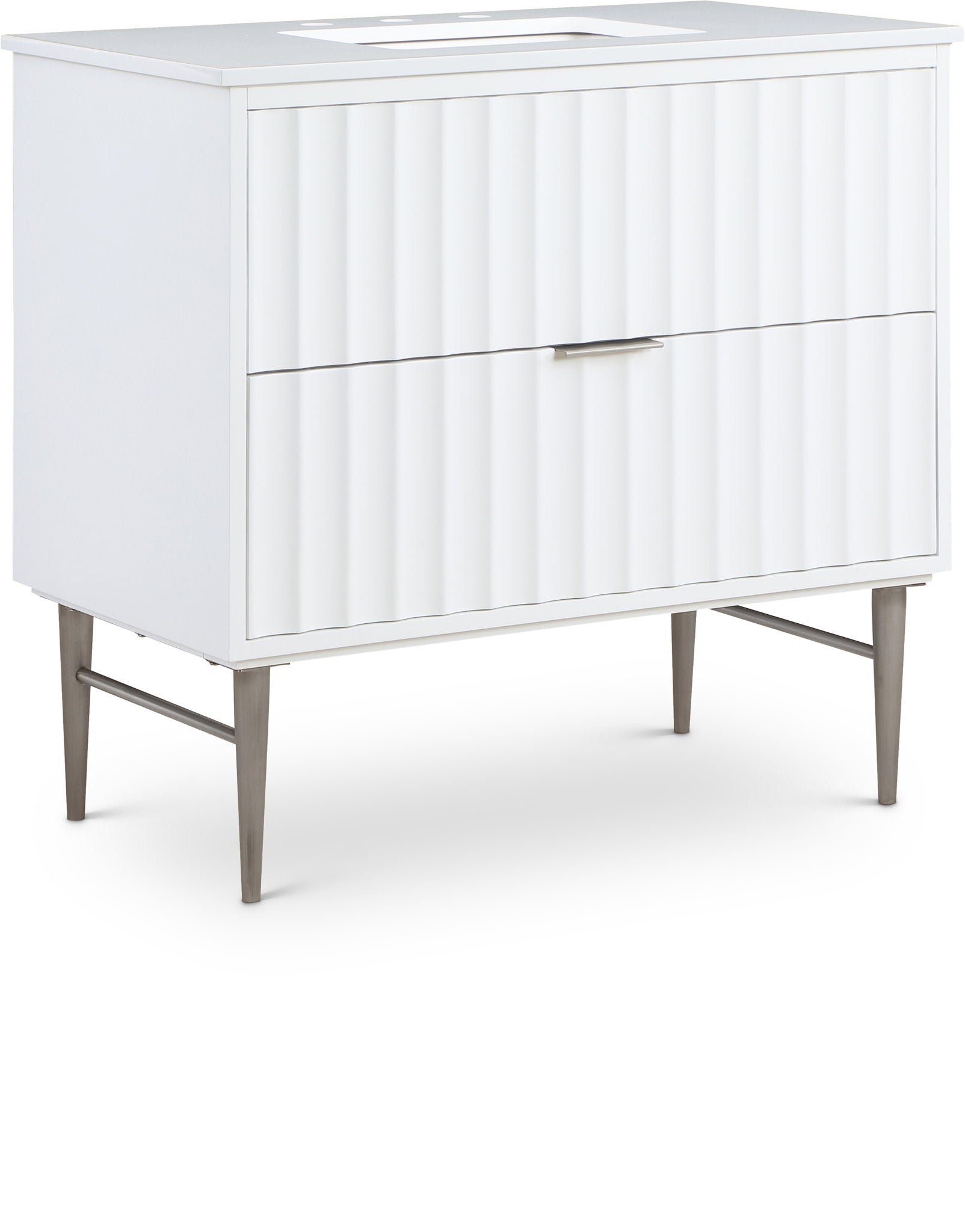 Modernist - Bathroom Vanity With Chrome Legs - Urban Living Furniture (Los Angeles, CA)