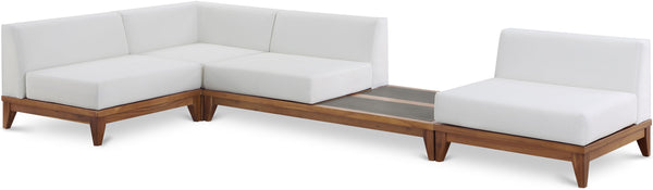 Rio - 4 Piece Fabric Modular Sectional - Off White