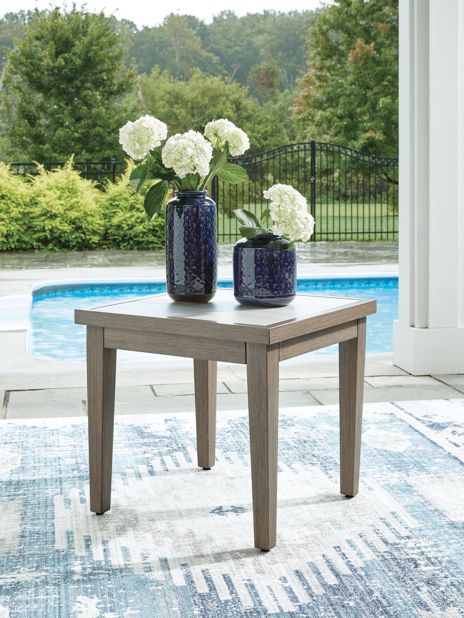 Rainier Ranch - Square End Table - Brown / Beige - Urban Living Furniture (Los Angeles, CA)