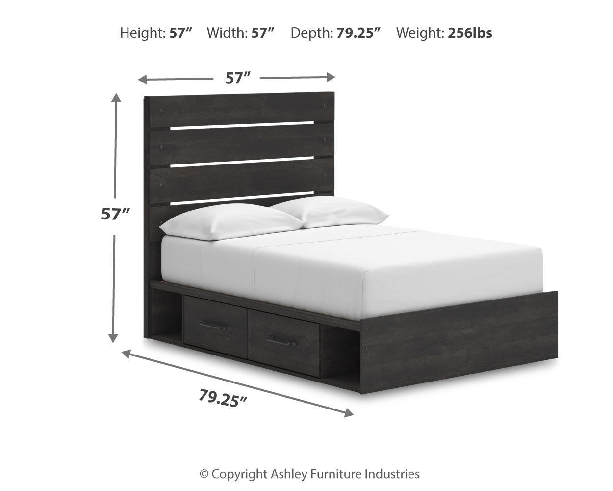 Hollivern - Panel Bed With Storage - Urban Living Furniture (Los Angeles, CA)