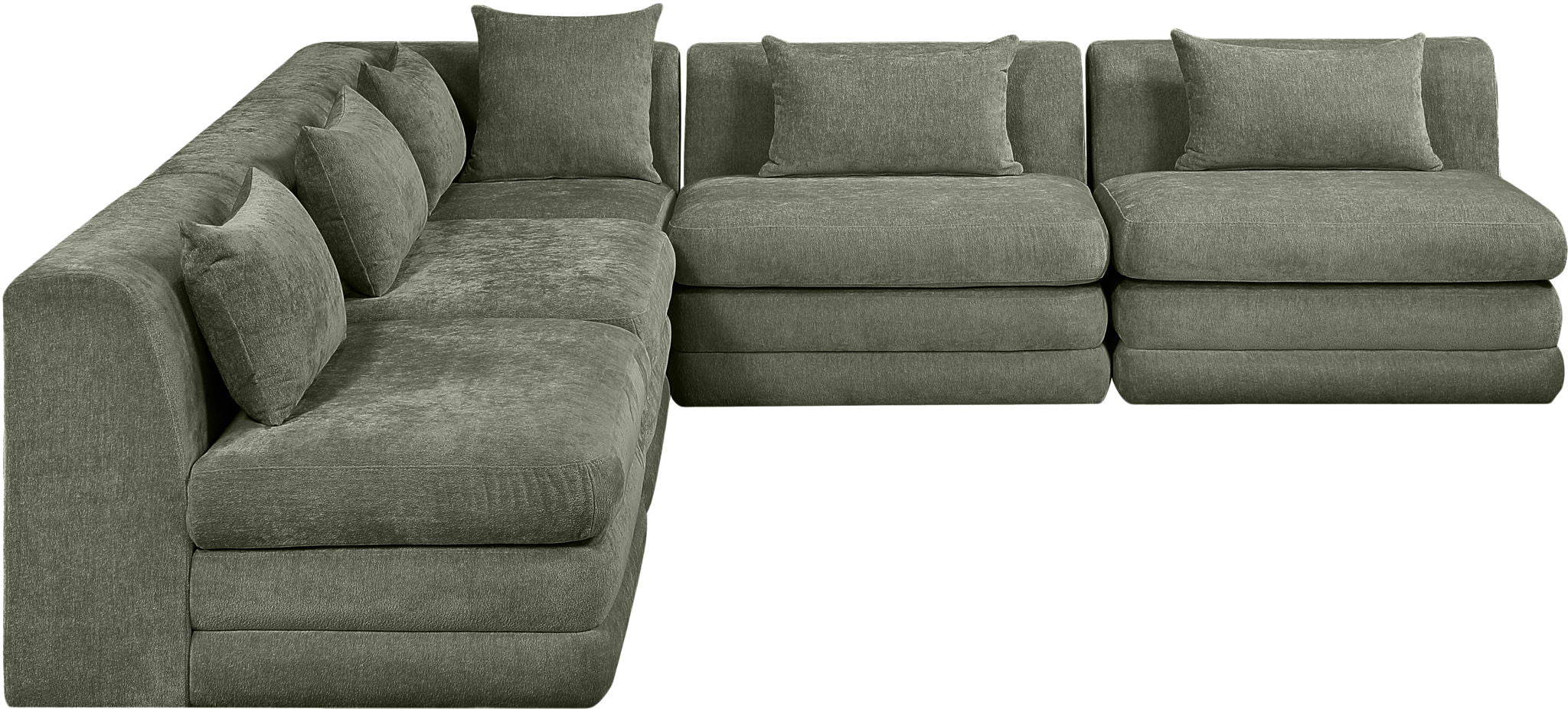 Stellar - 5 Piece Upholstered Modular Sectional - Urban Living Furniture (Los Angeles, CA)