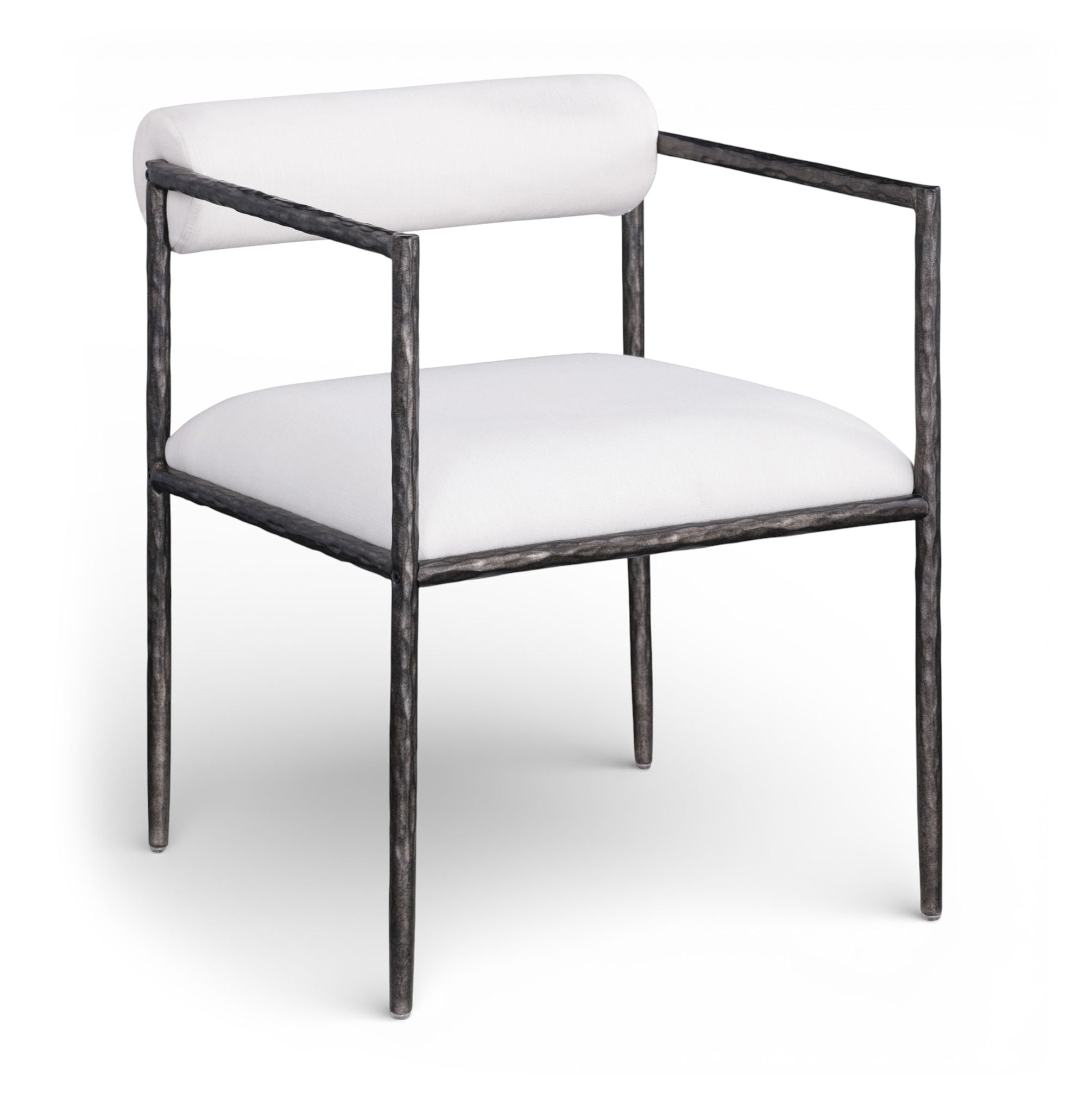 Axis - Linen Textured Cream Fabric Upholstered Dining Chair (Set of 2) - Urban Living Furniture (Los Angeles, CA)